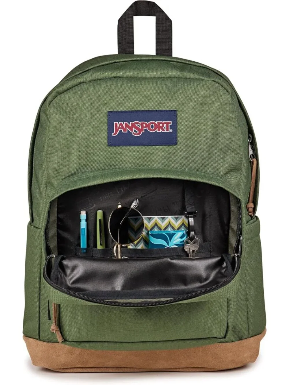 Durable Daypack Backpack with Padded Laptop Sleeve, Spacious Compartment & Water